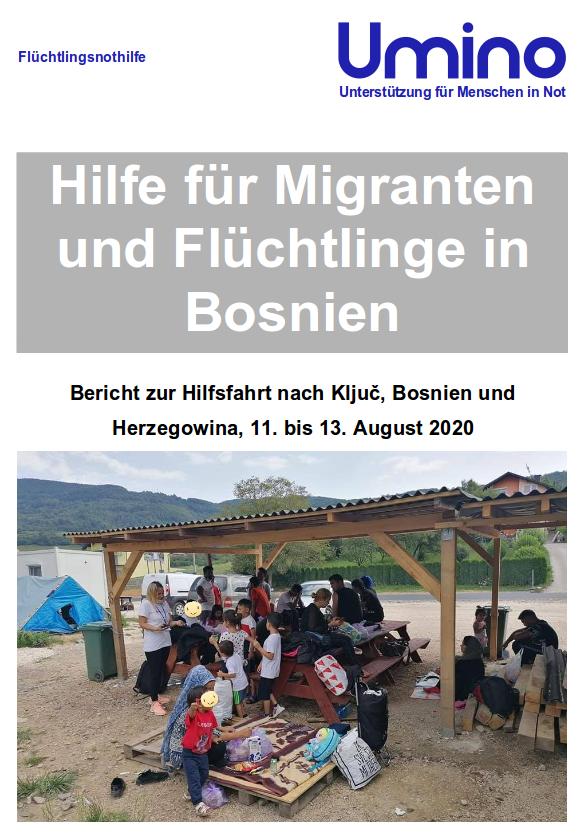 Hilfsfahrt Bonsien August 2020