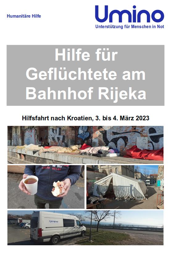 Hilfsfahrt Kroatien März 2023